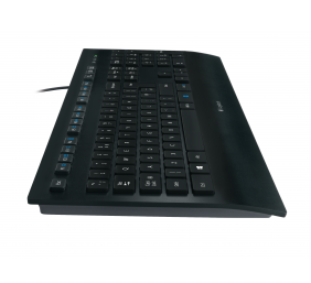 Logitech K280e Laidinė klaviatūra, USB, US, Juoda