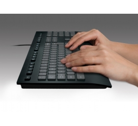 Logitech K280e Laidinė klaviatūra, USB, US, Juoda