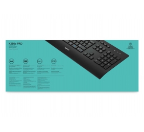 Logitech K280e Laidinė klaviatūra, USB, US, Juoda