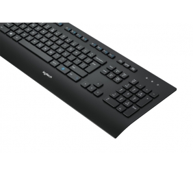 Logitech K280e Laidinė klaviatūra, USB, US, Juoda