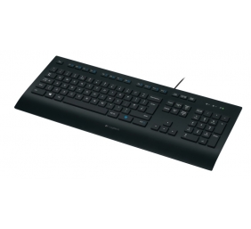 Logitech K280e Laidinė klaviatūra, USB, US, Juoda