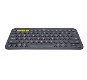 Logitech K400 Plus Touch Belaidė klaviatūra, RF Wireless, US, Juoda
