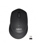 Logitech M330 Silent Plus Belaidė pelė, 1000 DPI, Juoda