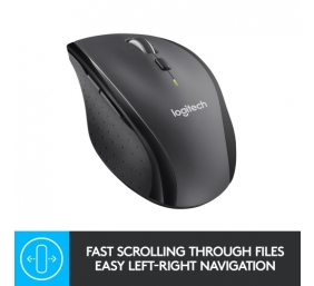 Logitech Marathon M705 Belaidė pelė, RF Wireless, 1000 DPI, Charcoal