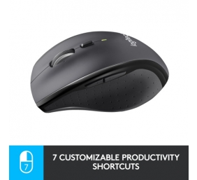 Logitech Marathon M705 Belaidė pelė, RF Wireless, 1000 DPI, Charcoal