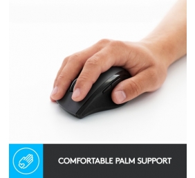 Logitech Marathon M705 Belaidė pelė, RF Wireless, 1000 DPI, Charcoal