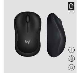 Logitech M220 Belaidė pelė, RF Wireless, 1000 DPI, Silent, Charcoal