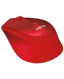 Pelė belaidė Logitech M330 silent Plus - 2.4GHZ - EMEA (910-004911),  raudona