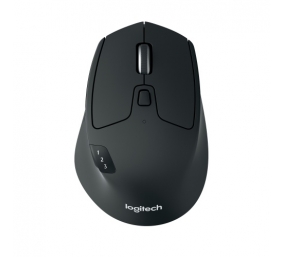 Logitech M720 Triathlon Belaidė pelė RF Wireless + Bluetooth, 1000 DPI, Juoda