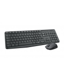 Logitech MK235 Combo Belaidė klaviatūra + pelė, US, Pilka