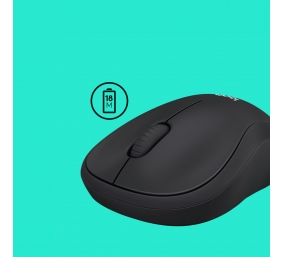 Logitech B220 Silent Belaidė pelė, RF Wireless, 1000 DPI, Juoda