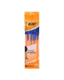 Bic Tušinukas Orange Fine 0.8 mm, mėlynas, 4 vnt. 601217