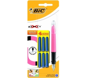 Bic Plunksnakotis Fountain Pen XPEN, BL1 + 6 kapsulės, 941603