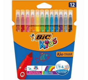 Bic Spalvoti flomasteriai Kids Couleur 12 spalvų rinkinys 9202937