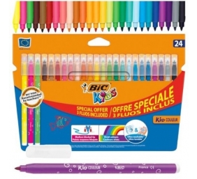 Bic Spalvoti Flomasteriai Kids Couleur 24 spalvų rinkinys 093350