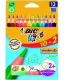 BIC Spalvoti pieštukai EVOLUTION TRIANGLE 12 spalvų rinkinys 8871462