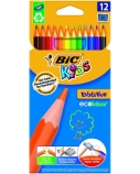 Bic Spalvoti pieštukai Kids Evolution 12 spalvų rinkinys 8290291