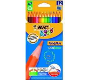 Bic Spalvoti pieštukai Kids Evolution 12 spalvų rinkinys 8290291