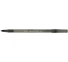 Bic Tušinukas Round Stic 1.0 mm, juodas, pakuotėje 60 vnt. 256385