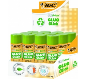Bic Pieštukiniai klijai Glustic 36 g, pakuotėje 12vnt 528666