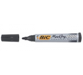 Bic Permanentinis žymeklis Eco 2000 2-5 mm, juodas, pakuotėje 12 vnt. 000095