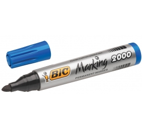 Bic Permanentinis žymeklis Eco 2000 2-5 mm, mėlynas, pakuotėje 12 vnt. 000064