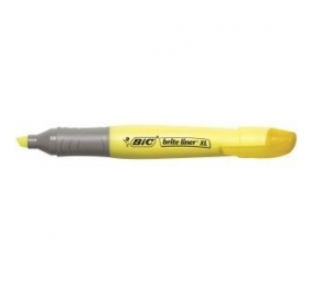 Bic Teksto žymeklis Higlighter XL 2-5 mm, geltonas, pakuotėje 10 vnt. 247123