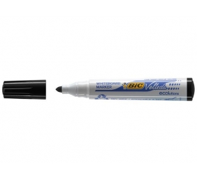 Bic Žymeklis baltai lentai Velleda 1701 1-5 mm, juodas, pakuotėje 12 vnt. 701092