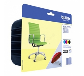 Brother LC229XLVALBP | Ink Cartridge | Black, Cyan, Magenta, Yellow
