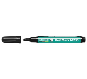 Stanger Permanentinis žymeklis M235, 1-3 mm, juodas, pakuotėje 10 vnt. 712000