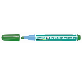 Stanger Žymeklis Flipchart FM336, 1-4 mm, žalias, pakuotėje 10 vnt. 713008