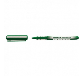 STANGER Rašiklis Solid Inkliner 0.5 mm, žalias, pakuotėje 10 vnt 7420004