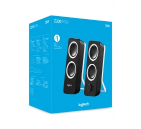 Garso kolonėlės Logitech Z200 Speaker 2.0 Midnight Black (980-000810), juodos