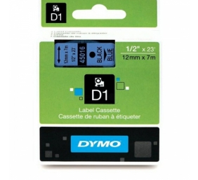 Dymo 45016 (S0720560) Etikečių juosta 12mm x 7m, Black on Blue
