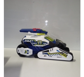 Ecost Customer Return Dickie Toys Rescue Hybrids Polizei-Fahrzeug Police Bot (35 cm) - futuristische