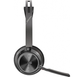 Poly Voyager Focus 2 MS Teams Belaidės ausinės, Bluetooth, USB-C/A Adapter, Charging stand, Juoda