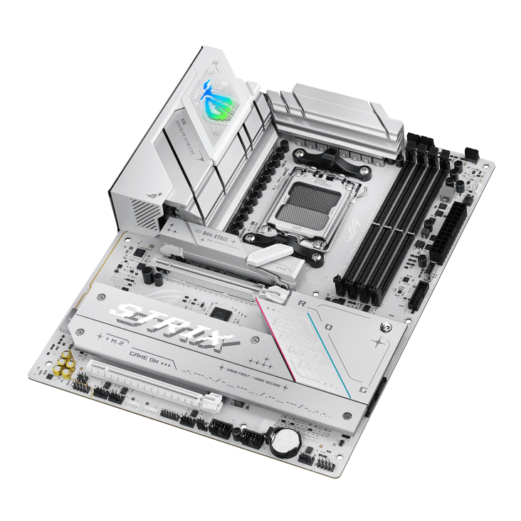 Asus ROG STRIX B850-A GAMING WIFI | Processor family AMD | Processor socket AM5 | DDR5 | Supported hard disk drive interfaces SATA, M.2 | Number of SATA connectors 2