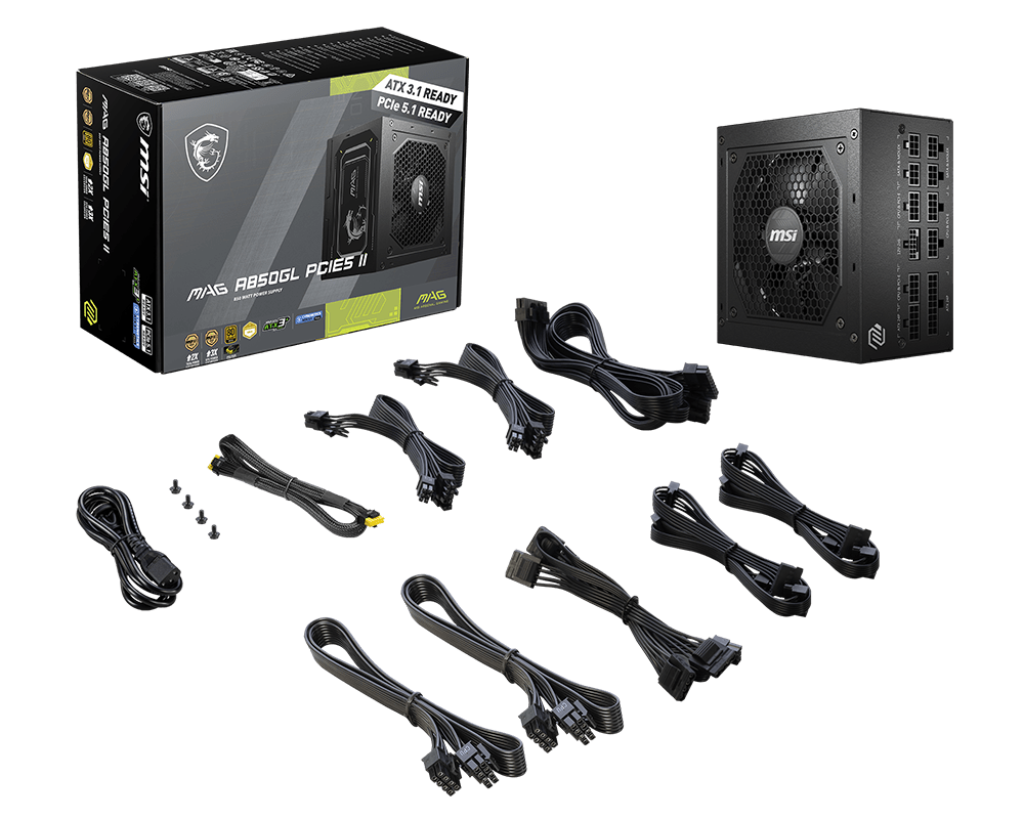 MSI Power Supply | MAG A850GL PCIE5 II | 850 W