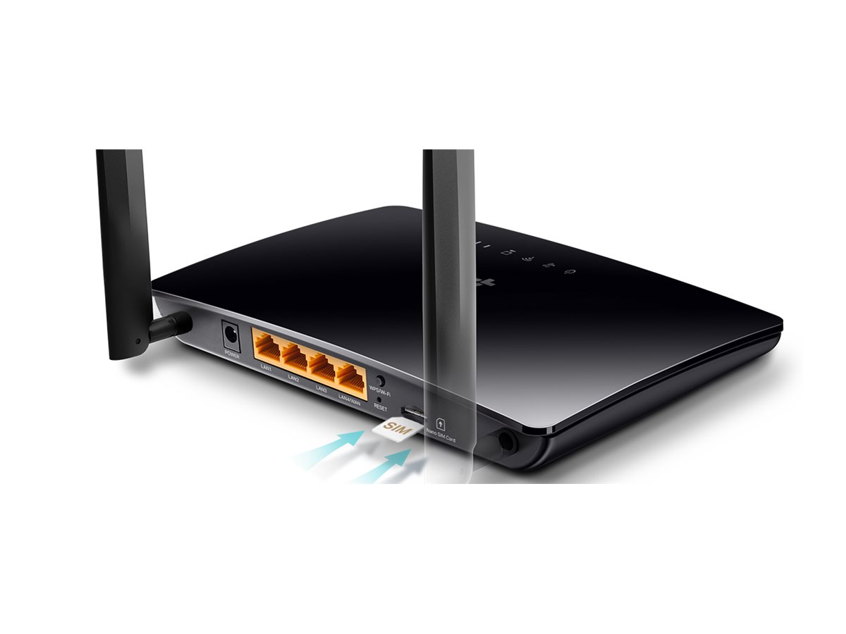 TP-LINK AC1200 Wireless Dual Band 4G LTE Router | Archer MR402 | 802.11ac | 10/100 Mbit/s | Mesh Support No | MU-MiMO No | No mobile broadband