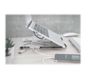 Digitus | Variable Notebook Stand with integrated USB-C Hub, 5 Port | DA-90424