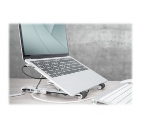 Digitus | Variable Notebook Stand with integrated USB-C Hub, 5 Port | DA-90424