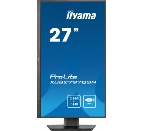 iiyama ProLite XUB2797QSN-B2 Monitorius 27'' IPS, UHD 2560x1440, 1 ms, 300 cd/m2, 100 Hz, Juoda