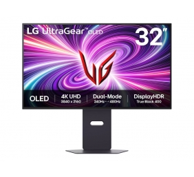 LG 32GS95UV-B | 32 " | OLED | 16:9 | 240 Hz | 0.03 ms | 3840 x 2160 pixels | 275 cd/m² | HDMI ports quantity 2