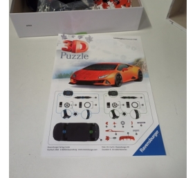 Ecost Prekė po grąžinimo Ravensburger 3D Galvosūkis Lamborghini Hurac?n EVO 11238 - Garsus Automobil