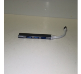Ecost prekė po grąžinimo AYCLIF Šakotuvas USB-C to 4 x USB-A 3.0, Pilka