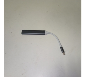 Ecost prekė po grąžinimo AYCLIF Šakotuvas USB-C to 4 x USB-A 3.0, Pilka