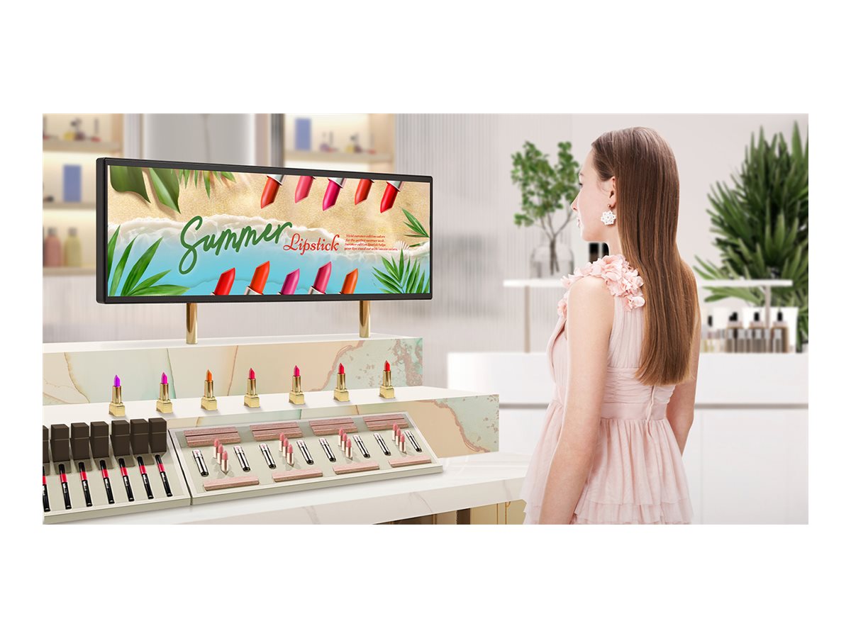 LG Ultra Stretch Signage | 37BH7N-H | 37 " | 700 cd/m² | Landscape/Portrait | 24/7 | WebOS | 14 ms | 178 ° | 178 °