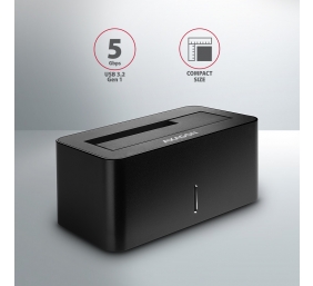 AXAGON | USB 3.0-1x SATA 6G HDD Dock Station, Black | ADSA-SN