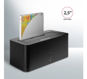 AXAGON | USB 3.0-1x SATA 6G HDD Dock Station, Black | ADSA-SN