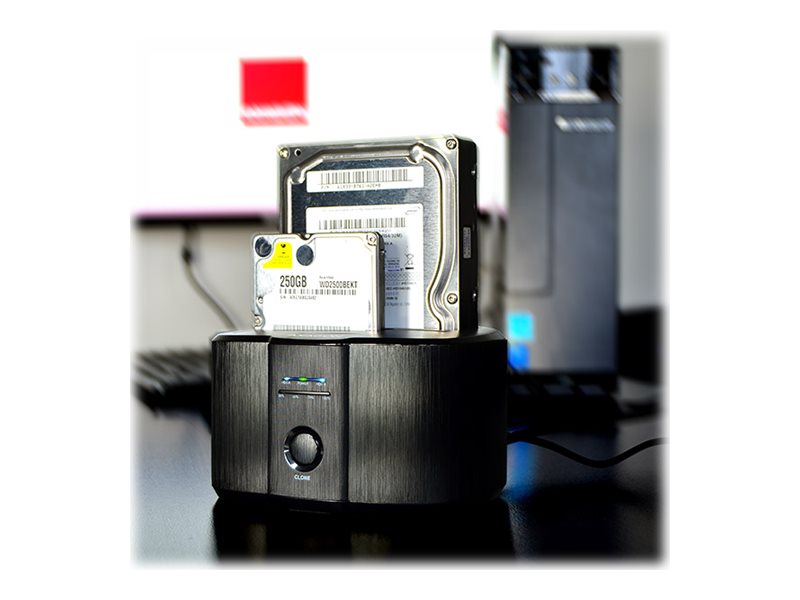 AXAGON | USB 3.0-2x SATA 6G CLONE DUAL HDD Dock Station | ADSA-ST